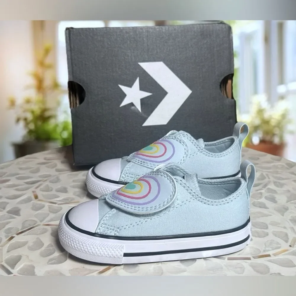 Converse Chuck Taylor All Star CTAS Toddler Baby One Strap Sneakers Shoes